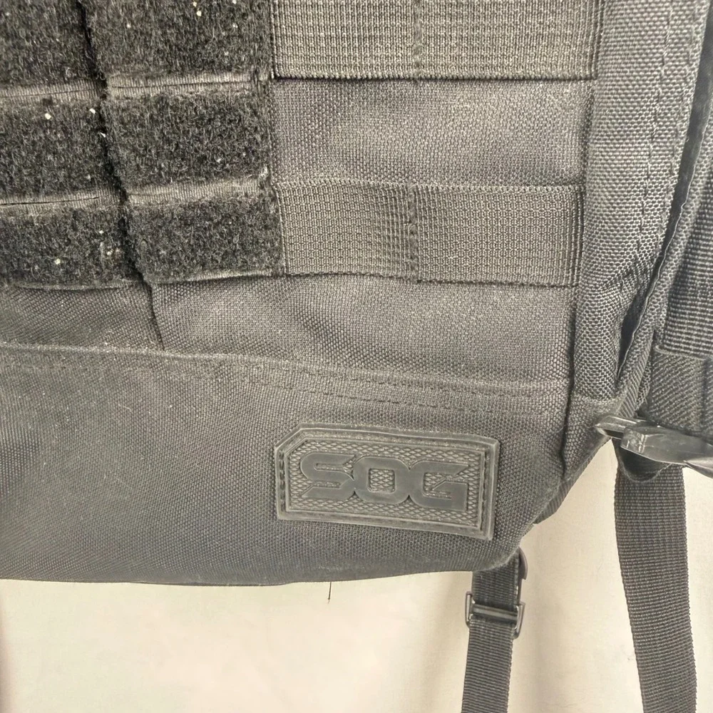 SOG Black Ninja Tactical Backpack Daypack Men's Outdoor Hiking Bugout Travel Bag